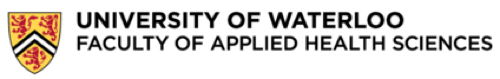 Waterloo Applied Health logo